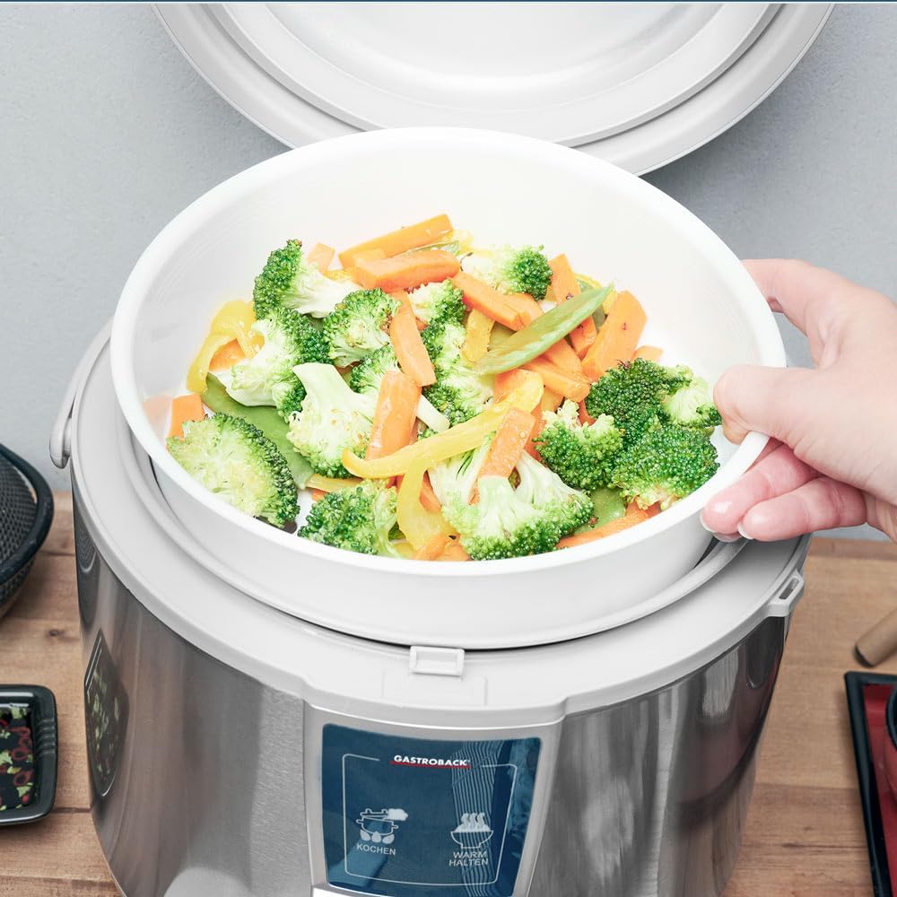 Gastroback 42518 Design Rice Cooker Pro: Versatile Multi-Cooker with 8 Programs