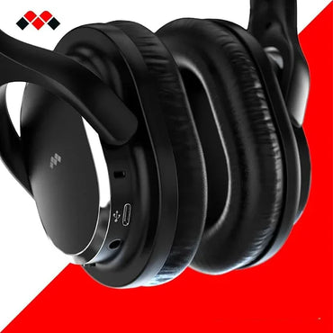 Meliconi HP600 Pro Wired/Wireless Over-Ear Headphones for Music, Black - Gomix Brands Outlet