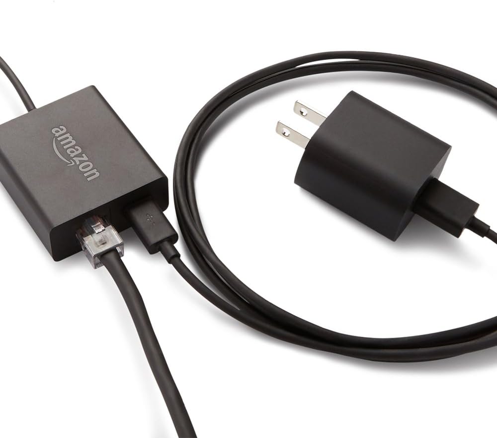 Amazon Ethernet Adapter for Fire TV Stick 4K Max – 10/100 Wired Connection