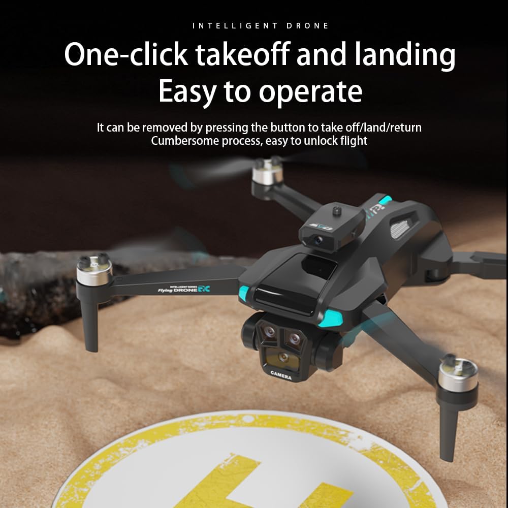 6K FPV Drone with 4.5" Screen, 5G Remote, Gesture Control