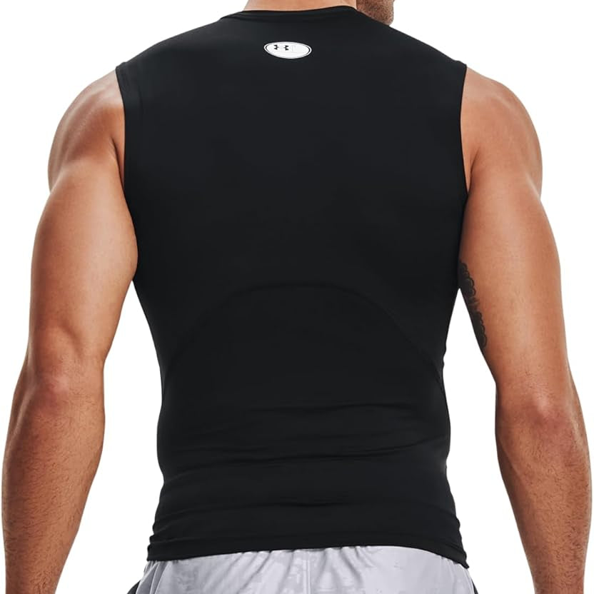 Under Armour Men's UA HG Armour Comp SL Breathable Tank Top, Comfortable Functional Shirt