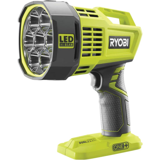Ryobi One+ 18V Cordless LED Spot Light Hyper Green
