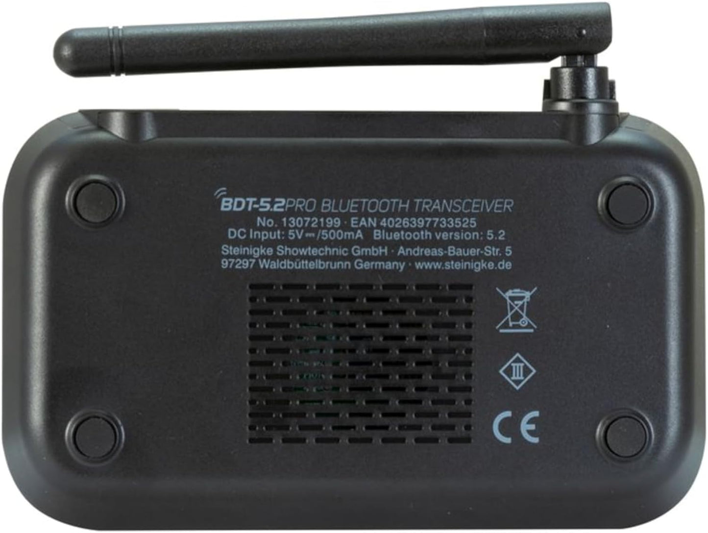 Omnitronic BDT-5.2PRO Aptx HD Bluetooth Transceiver 3-in-1 Audio Adapter