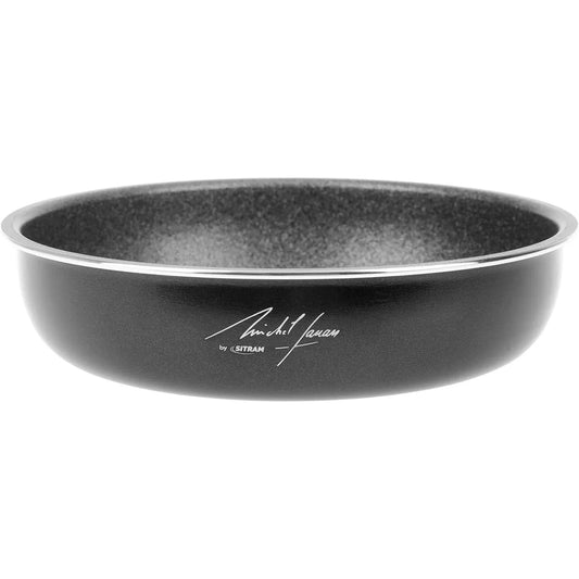 Sitram 715394 20 cm Black Aluminum Frying Pan – Induction Ready - Gomix Brands Outlet