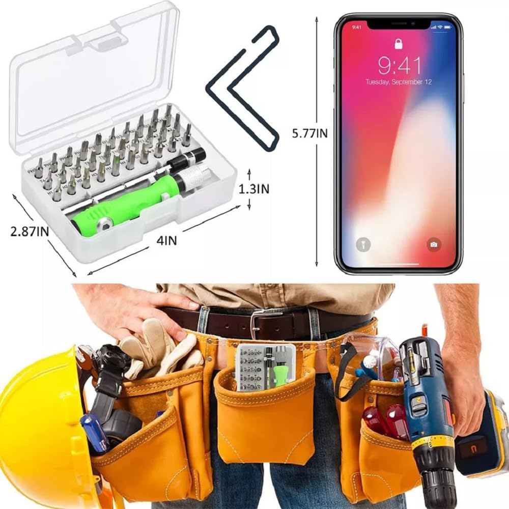 32-in-1 Precision Magnetic Screwdriver Set: Mini Repair Tool Kit for Electronics