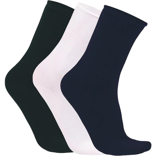 alsestudio Women's Seamless Modal Ankle Socks 3‑Pair Pack, Breathable Soft. - Gomix Brands Outlet