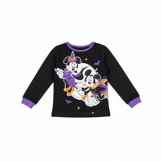 Vintage Disney Mickey & Minnie Halloween Sweatshirt Multicolor