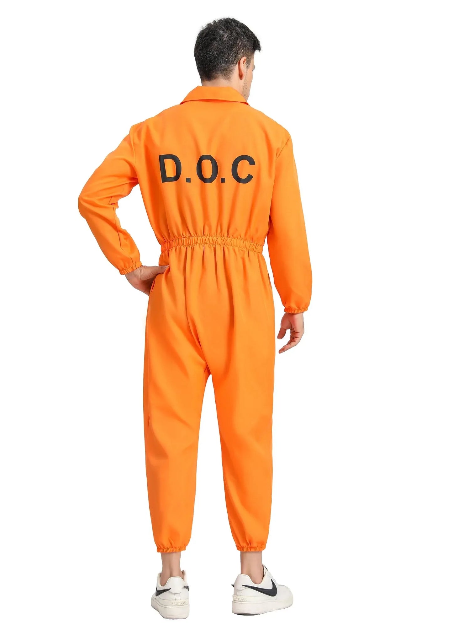 Fun Orange Prisoner Jumpsuit Costume for Adults - Halloween Cosplay - Gomix Brands Outlet