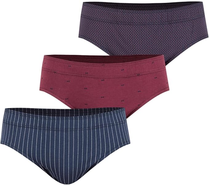 Eminence Men's 3-Pack Low Rise Cotton Briefs - Comfort Fit