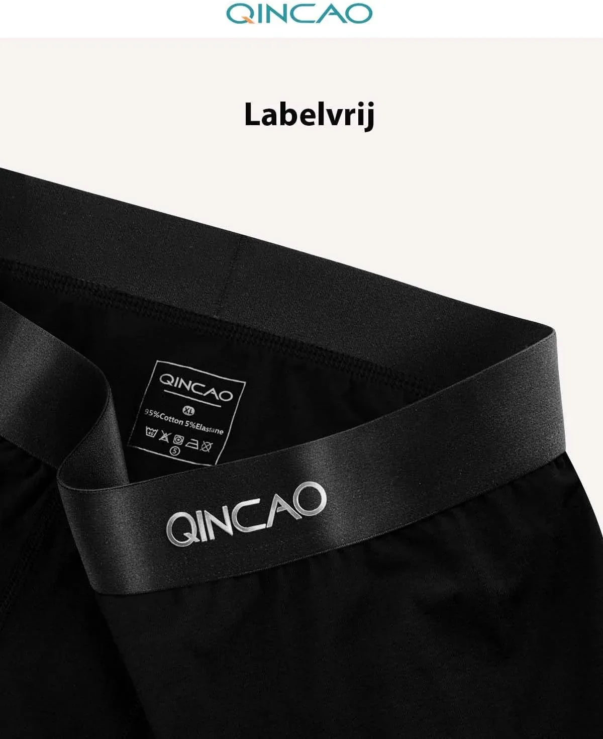 QINCAO Men's Retro Cotton Boxer Shorts, Tagless Comfort - Gomix Brands Outlet