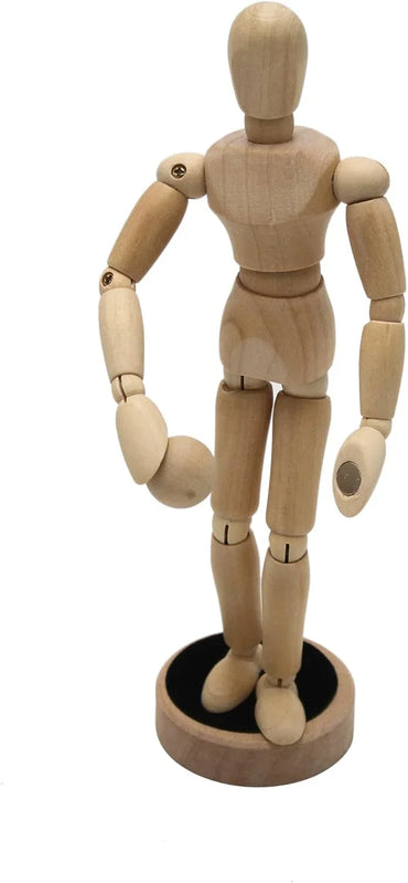 Paintersisters Articulated Magnetic Drawing Doll 20 cm High FSC Wood Manikin - Gomix Brands Outlet