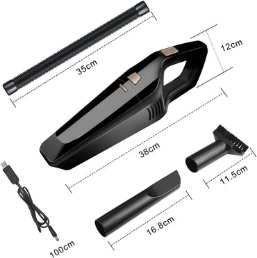 URAQT Cordless Handheld Vacuum - 120W Wet/Dry Pet Cleaner