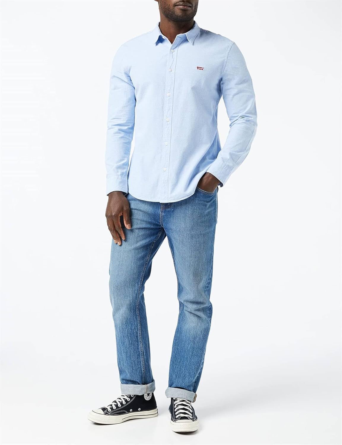 Levi's Men's Long-Sleeve Battery Housemark Slim Fit Shirt