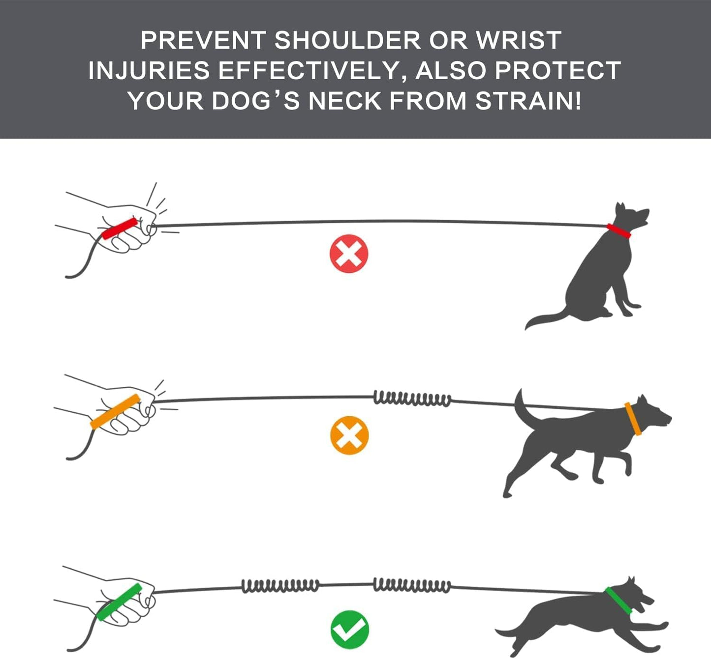 Pecute Hands-Free Dog Leash with Belt - Perfect for Running