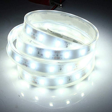 MASUNN 1M 5630 SMD LED Silicone Strip Waterproof Cool White 12V