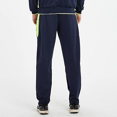 Men's Casual Jogger Pants Neon Green Accents