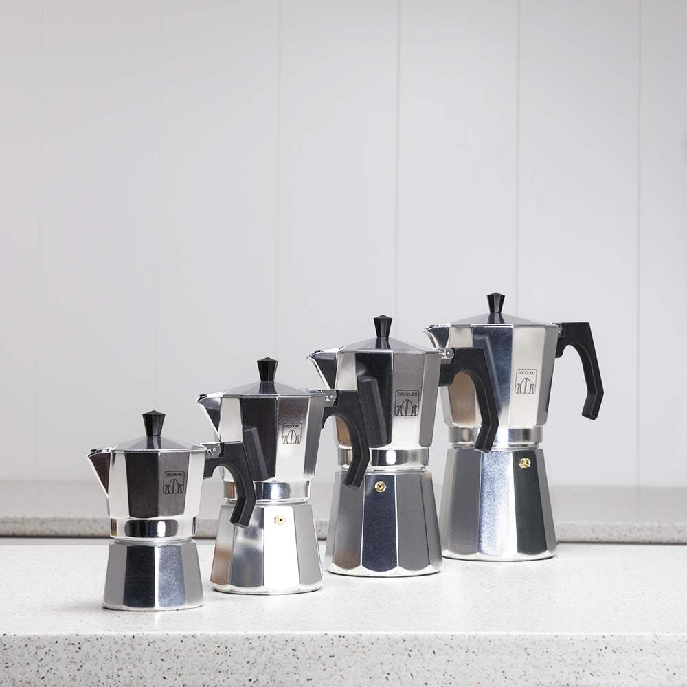 Cecotec Mokclassic 600 Shiny 6-Cup Aluminum Espresso Maker