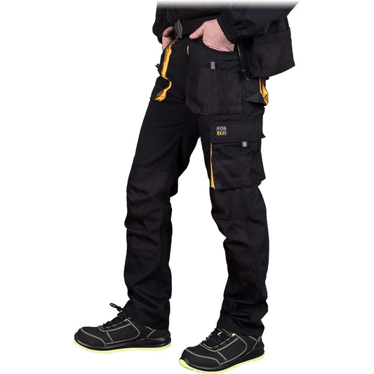 REIS FORECO‑T Men's Work Trousers, Cut Protection, Durable Polyester‑Cotton Blend