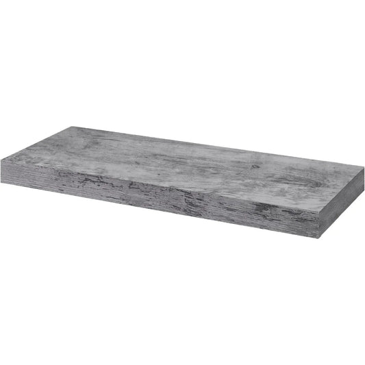 WOLTU Grey Oak Floating Wall Shelf 40cm with 10kg Capacity - Gomix Brands Outlet