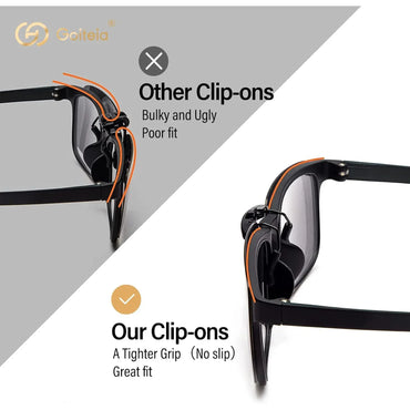 Goiteia Polarized Clip-On Sunglasses for Prescription Glasses - Gomix Brands Outlet