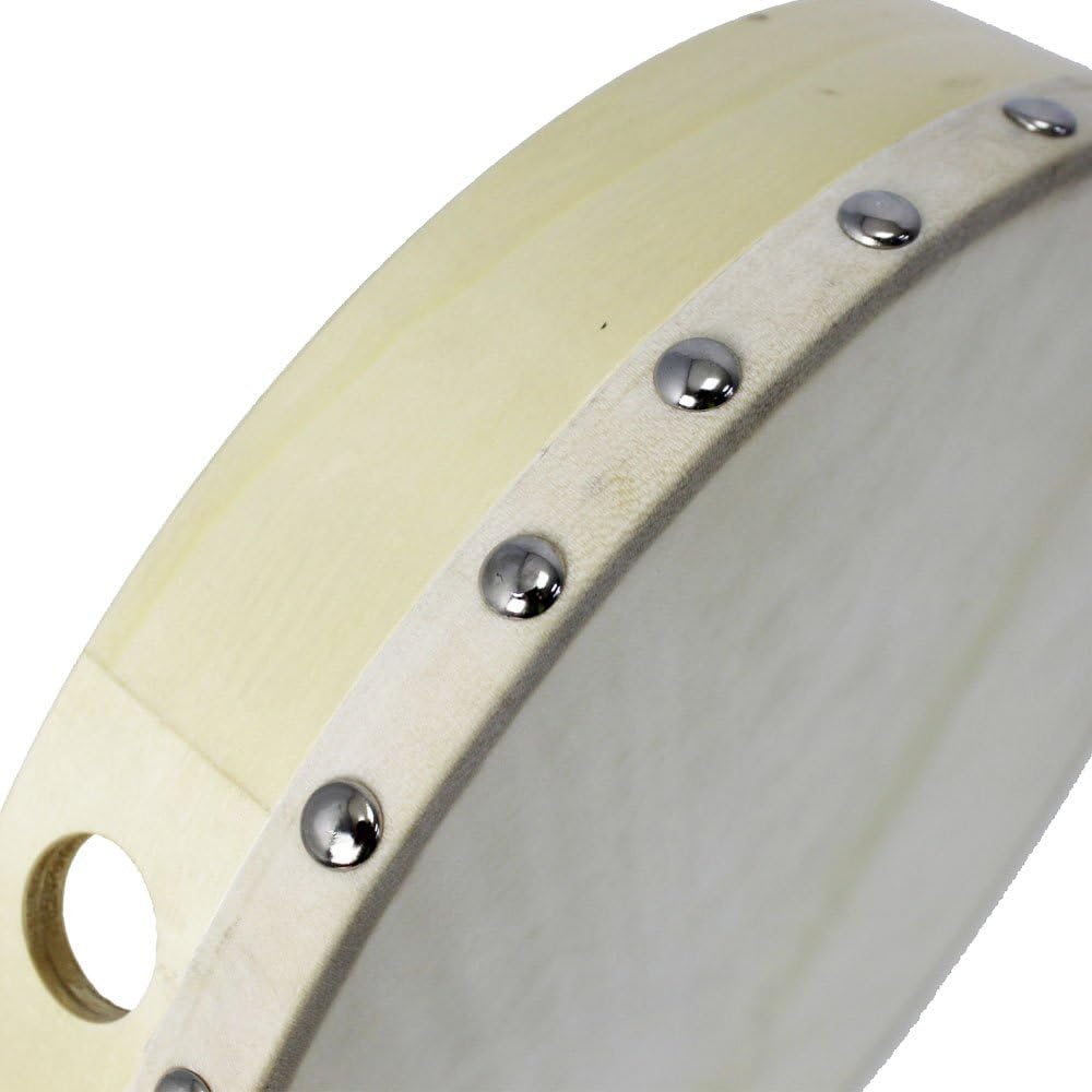 A-Star 10 Inch Handheld Pre-Tuned Hand Drum Natural Skin
