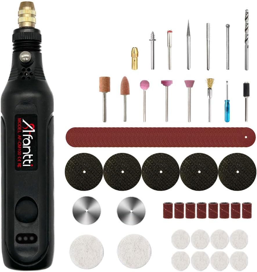 Afantti AF-CM100 Cordless Rotary Tool Kit 101-Piece Set