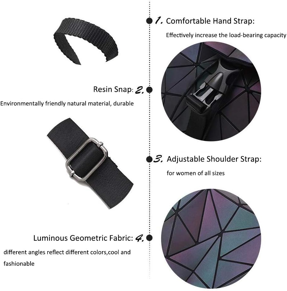 Luminous Geometric Backpack