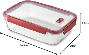 Curver SMART COOK Vorratsdose 2.3L Rectangular Glass Container