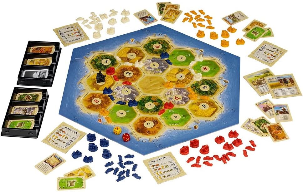 Catan Board Game: Strategic Resource Trading, Settlement Building for Family Fun