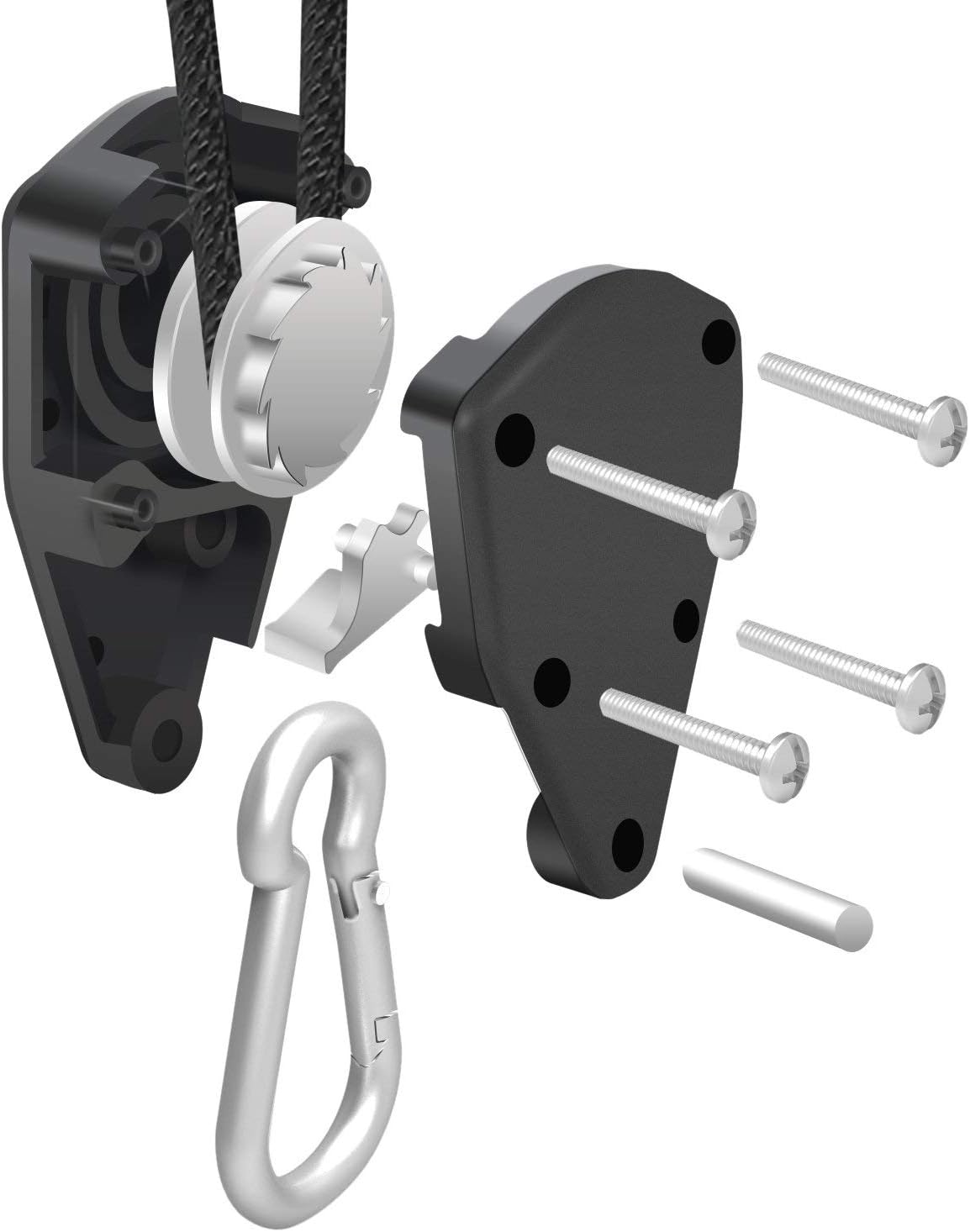 iPower 150 lbs Heavy Duty Adjustable Rope Hangers 2-Pairs