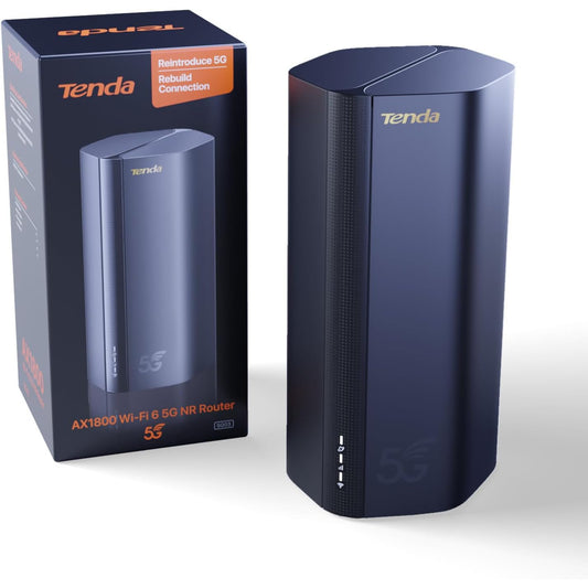 Tenda 5G03 Wi‑Fi 6 AX1800 5G LTE Router with Dual Gigabit