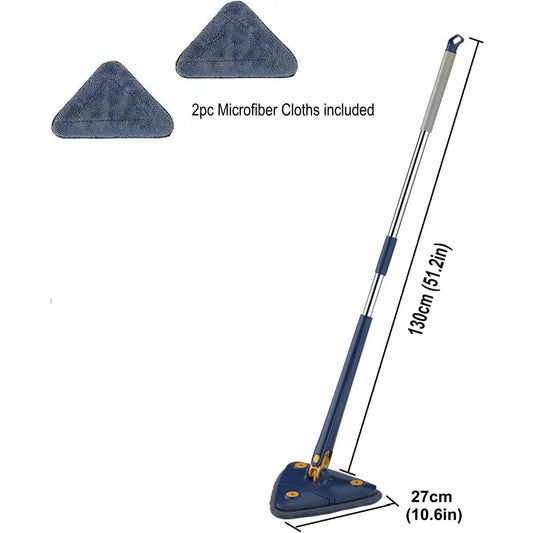 CraftinAround Triangle 360 Telescopic Self-Draining Multi-Surface Cleaning Mop - Gomix Brands Outlet