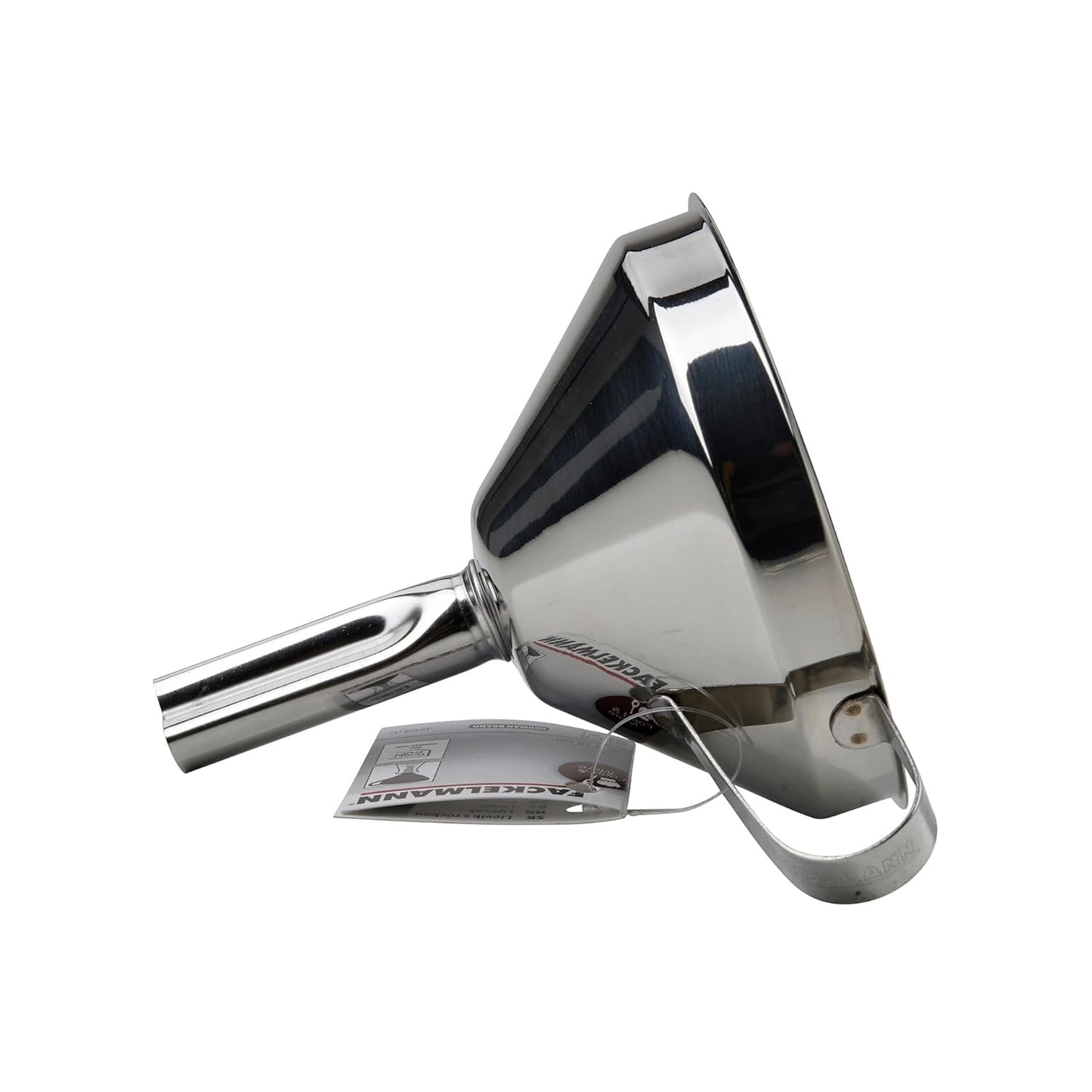 Fackelmann 3.9 x 4.3" Stainless Steel Funnel, Silver