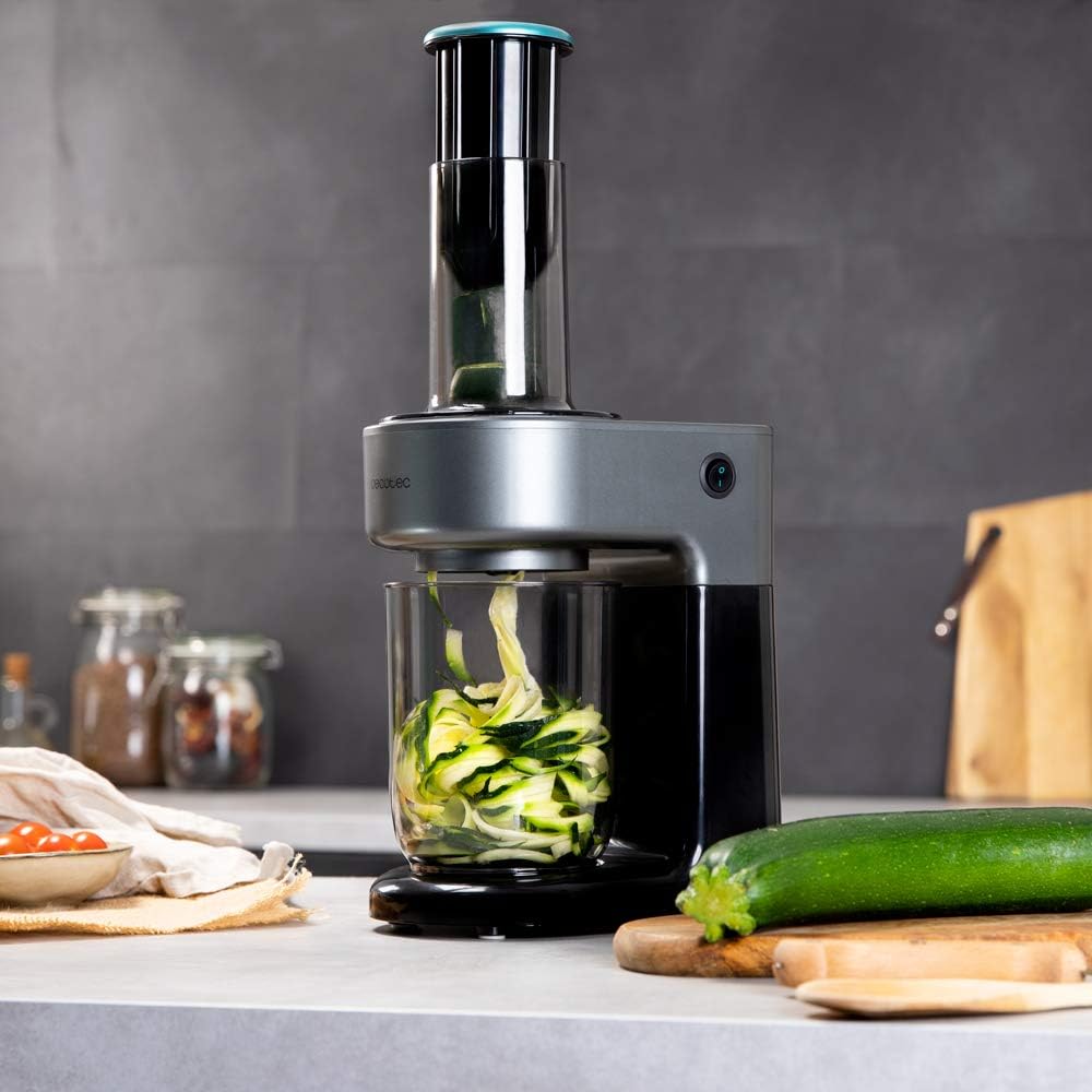 Cecotec SpiralChef 400 80W Spiralizer 4‑Blade Stainless Steel 1L Bowl