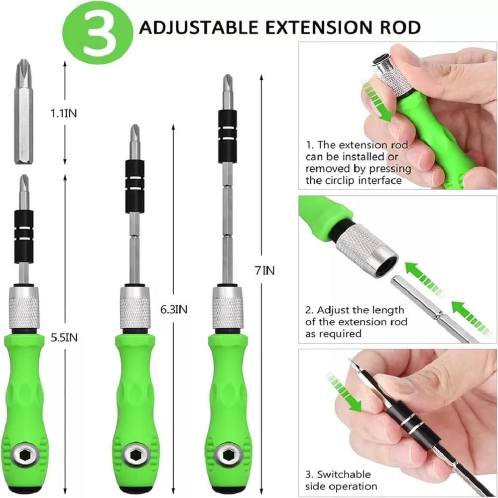 32-in-1 Precision Magnetic Screwdriver Set: Mini Repair Tool Kit for Electronics