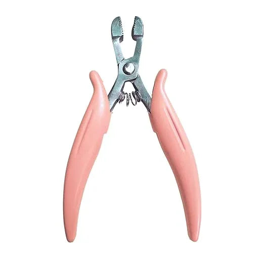Hair2Heart Pink Bonding Removal Pliers – Ergonomic, Spring‑Assisted Hair Extension Tool - Gomix Brands Outlet