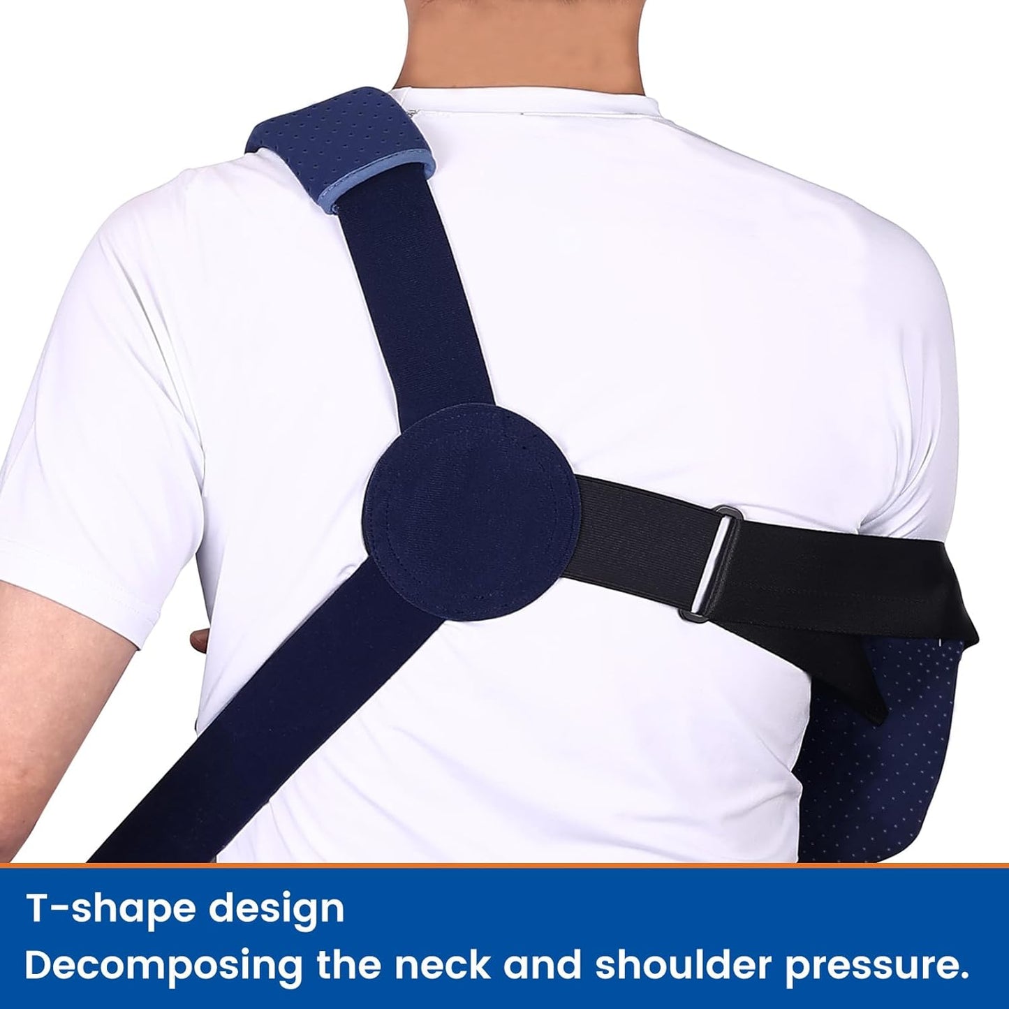 Adjustable Shoulder Sling: Secure, Comfortable Arm Immobilizer for Injury Recovery & Support