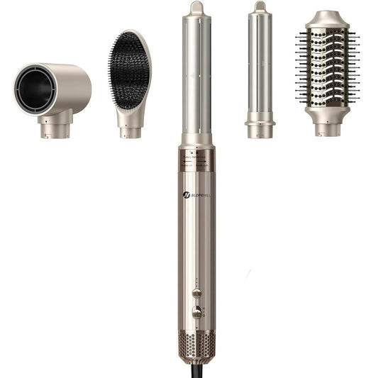 Slopehill 5-in-1 Ionic Airstyler: High-Speed Dryer, Curler, Volumizer, Straightener - Gomix Brands Outlet