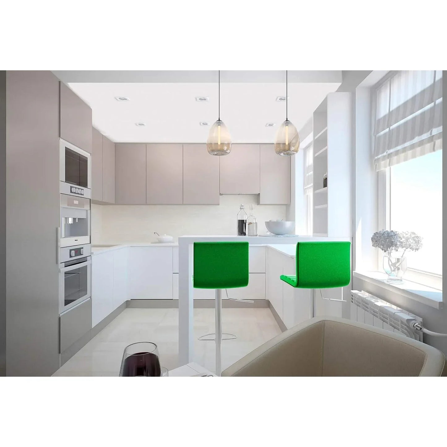 SEBSON White Swiveling Square Downlight with GU10 Socket - 95mm Frame - Gomix Brands Outlet