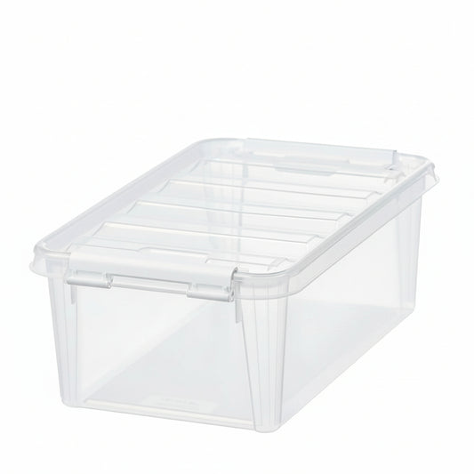 SmartStore 3.6L Transparent Storage Boxes with Lids - Pack of 8