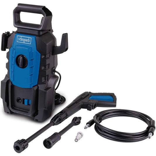 Scheppach HPC1400 Electric Pressure Washer 1400W 110Bar 3m Hose - Gomix Brands Outlet