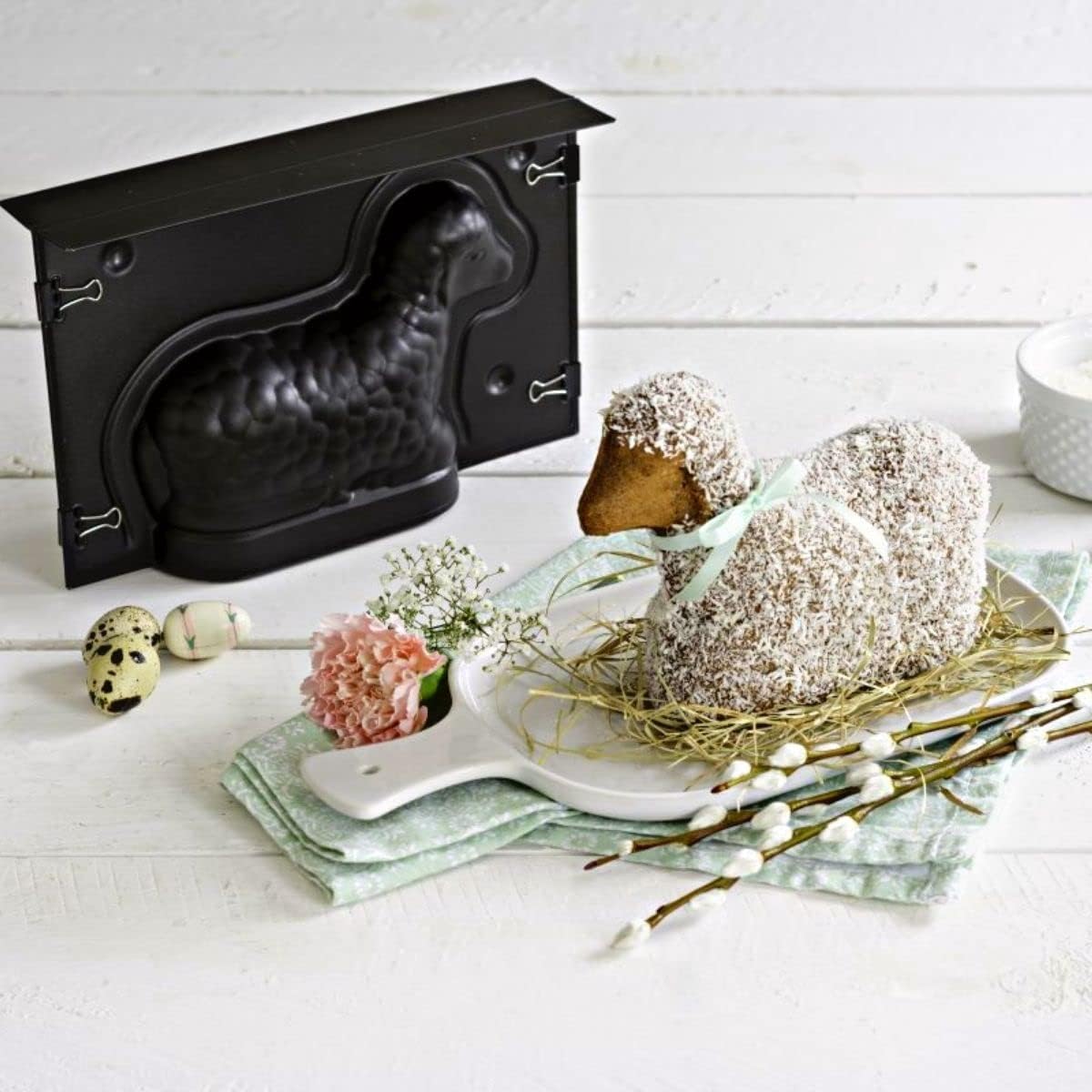 Zenker Baking Pan Lamb Easter Teflon Non-Stick Coating Sweet