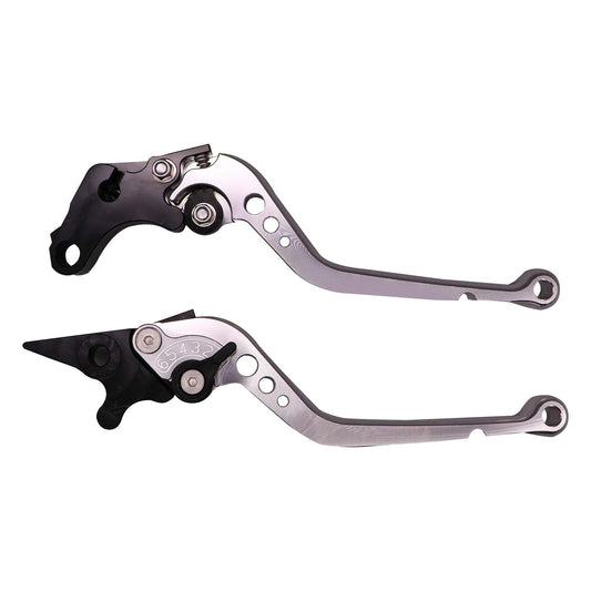 Allextreme Silver 6-Position Clutch & Brake Lever for Triumph Tiger