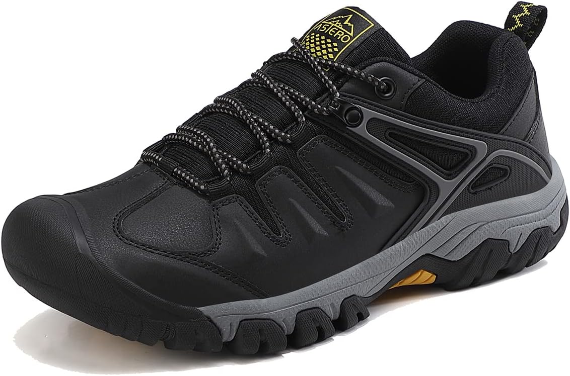 ASTERO Men's Waterproof Hiking Shoes with Anti‑Slip Rubber Sole