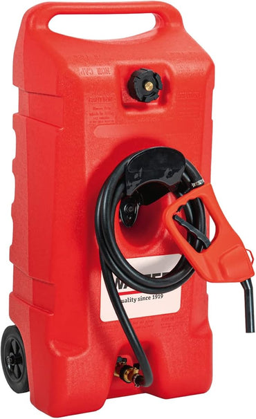 WALTER 53L Mobile Fuel Trolley with Pump and 3m Hose
