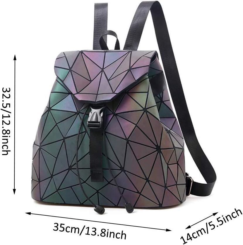 Luminous Geometric Backpack