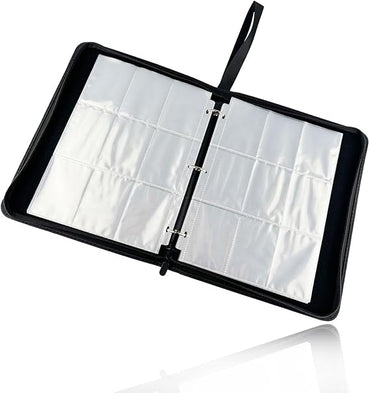 Thingehoy Card Album with Zipper, 50 Pages, 900 Card Capacity