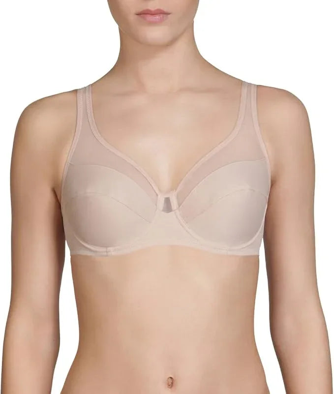 Women's Generous Full Cup Bra Beige Size 75D - Gomix Brands Outlet