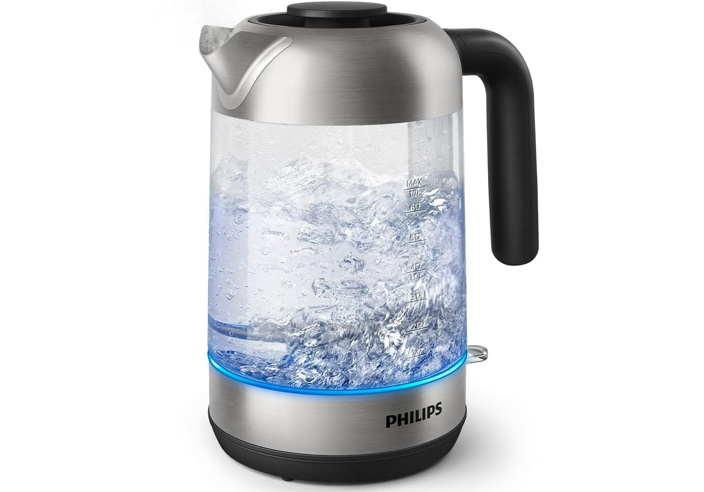 Philips 1.7L Glass Electric Kettle with LED Indicator