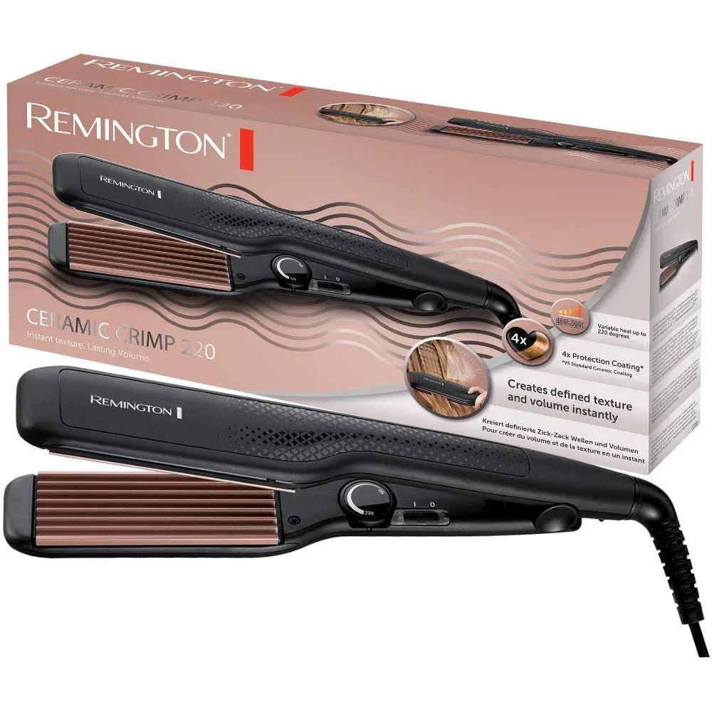 Remington S3580 Ceramic Crimp Hair Styling Iron with Adjustable Heat - Gomix Brands Outlet